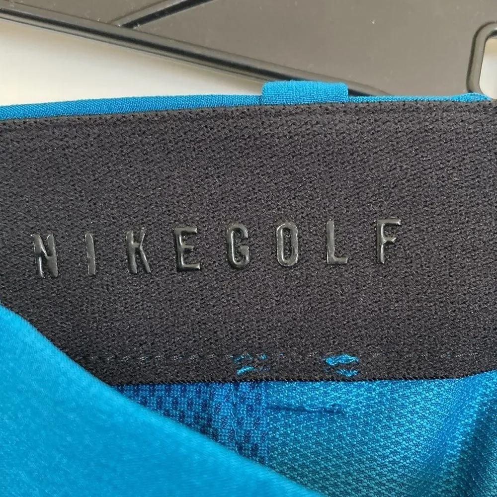 Nike‎ Dri-Fit Golf Shorts Mens Size 38 Teal 9